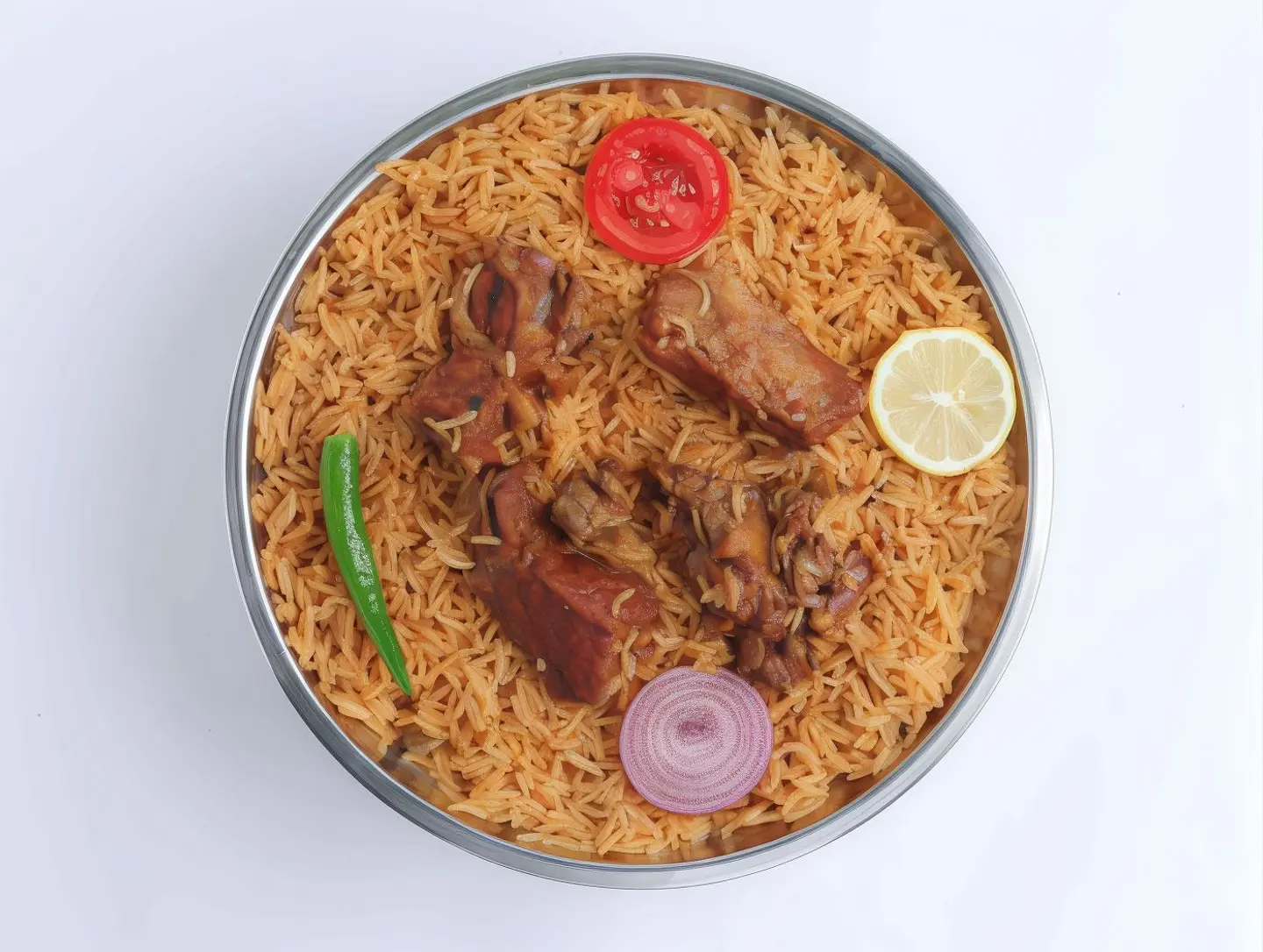 Madghot Hashi With Red Rice