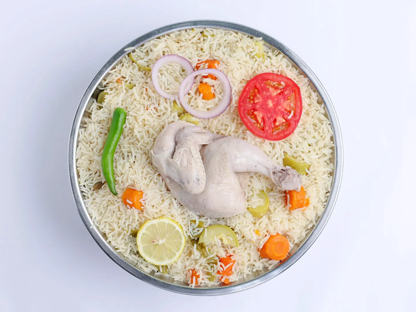 White Half Chicken Madghout - Half A Chicken