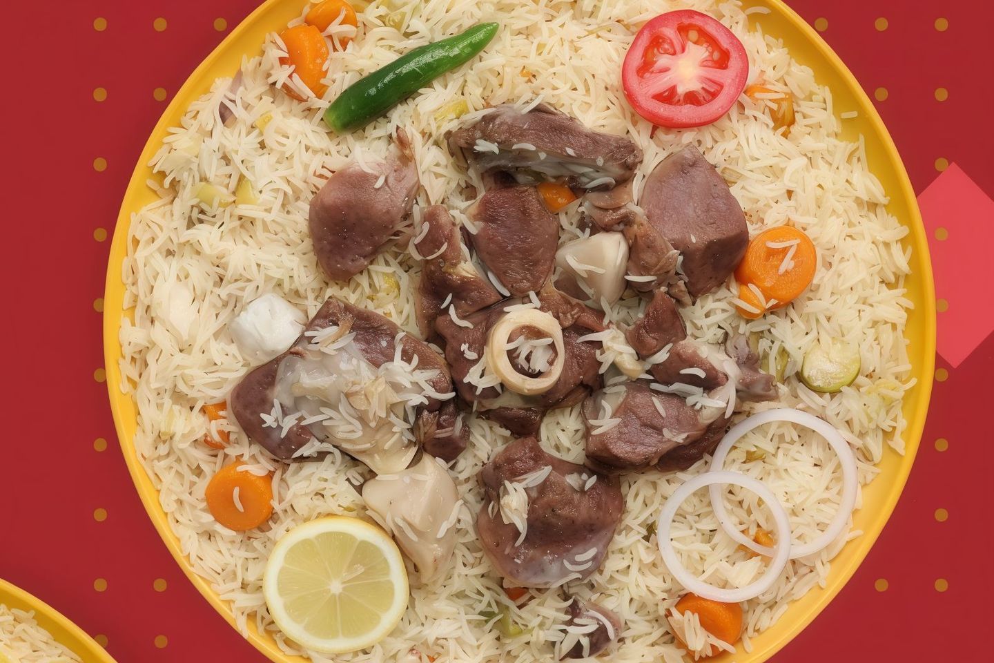 مضغوط حاشي ابيض بالخضار