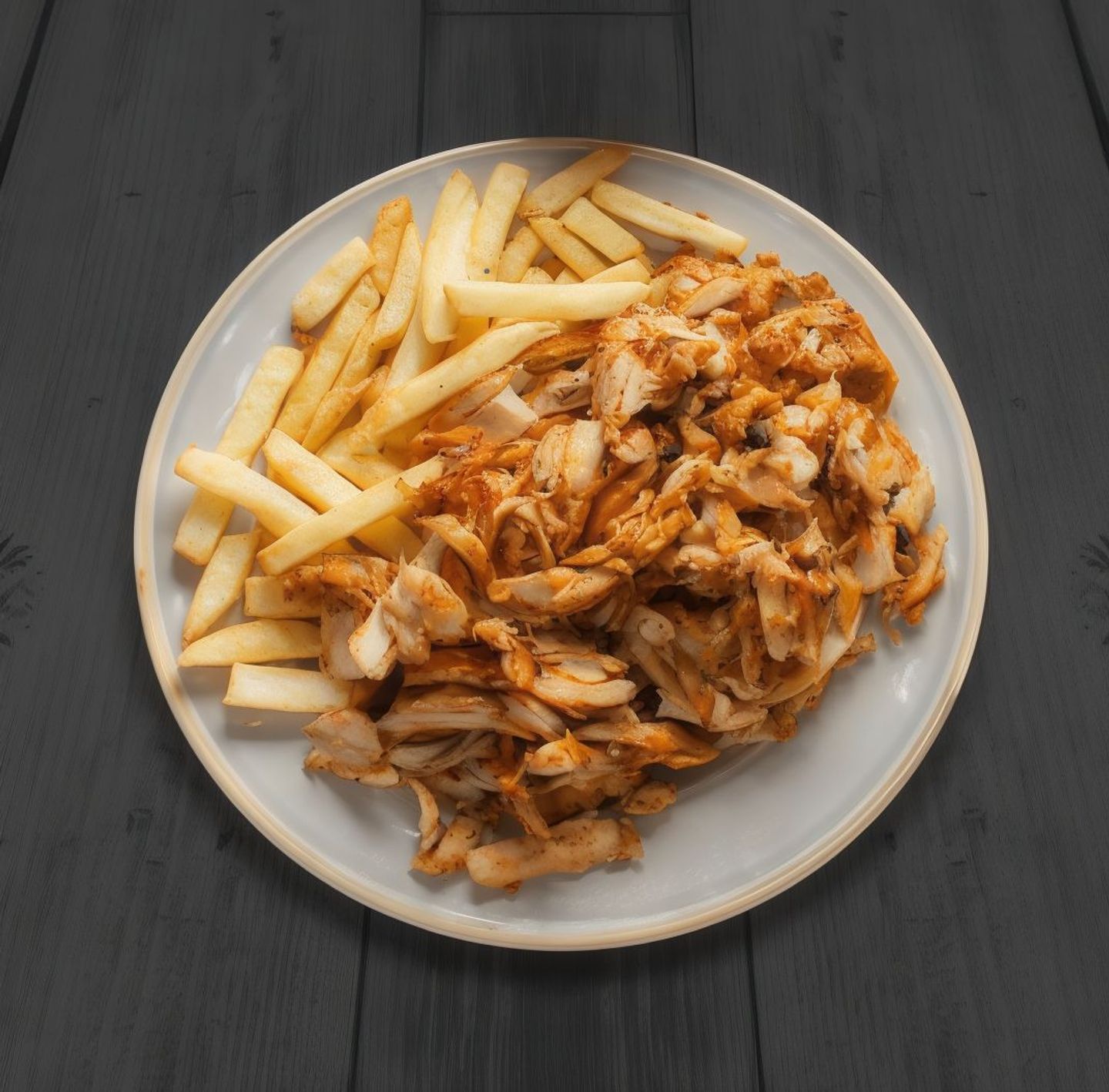 Plate Of Shawarma Slices Umayya Al Sham  - Plain