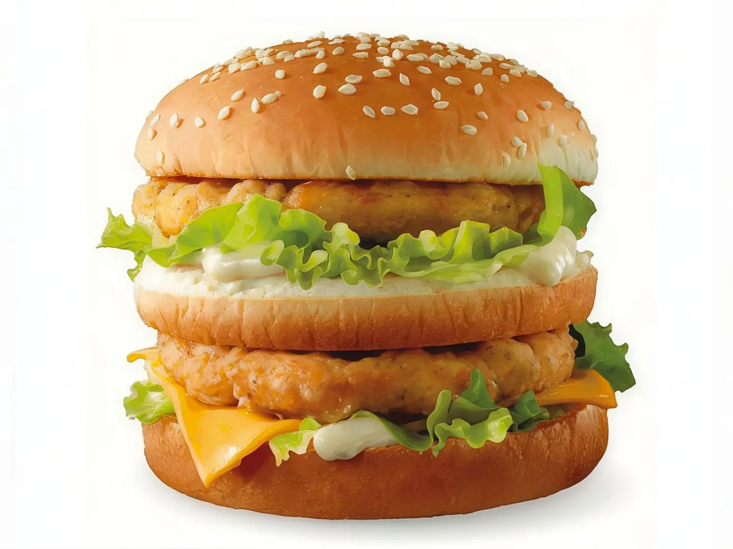 Double Chicken Burger