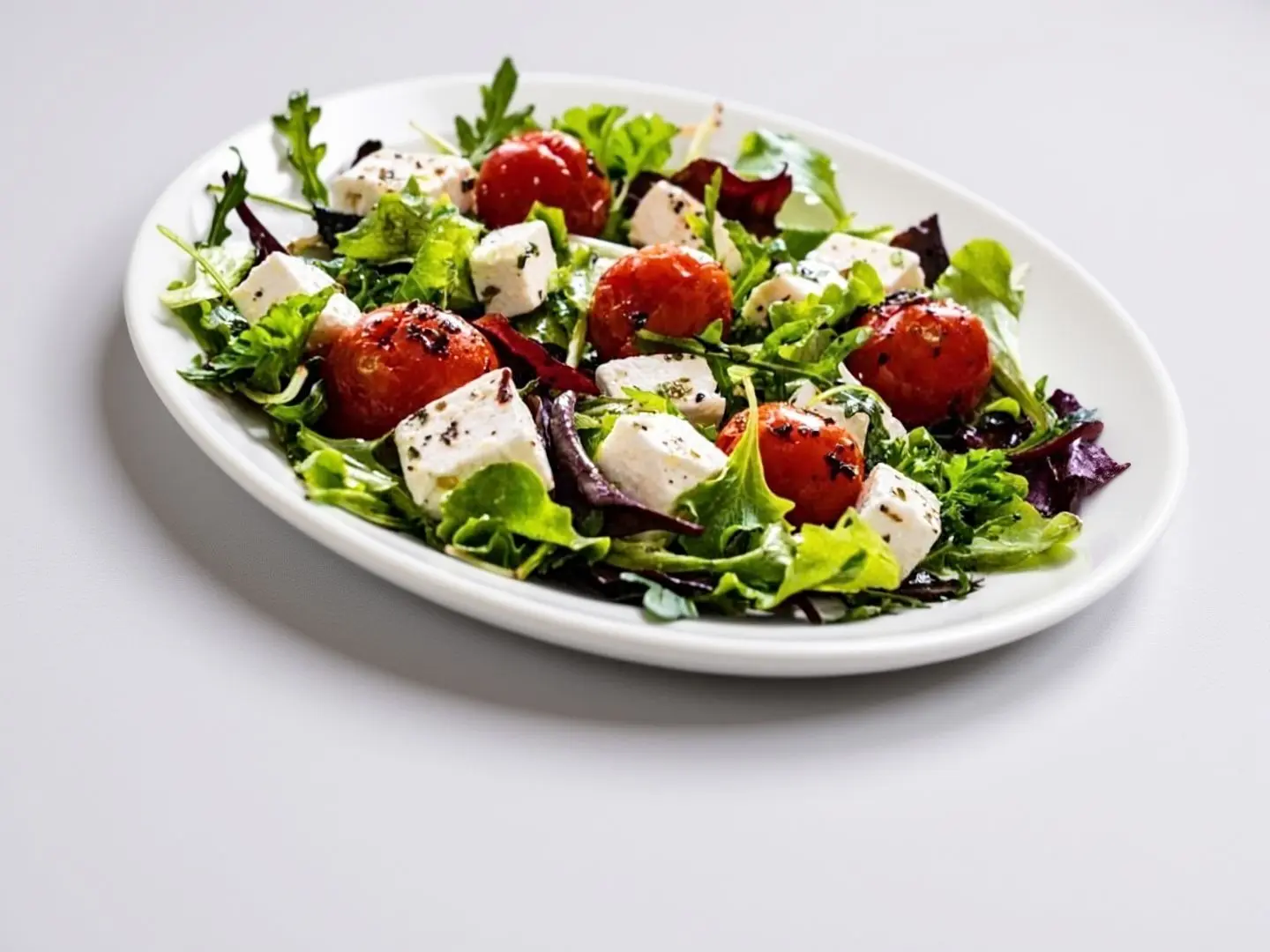 سلطة جبن حار