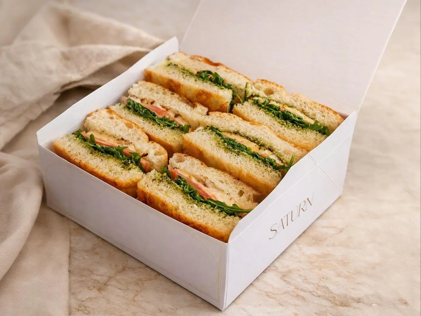 Halloumi Focaccia Box