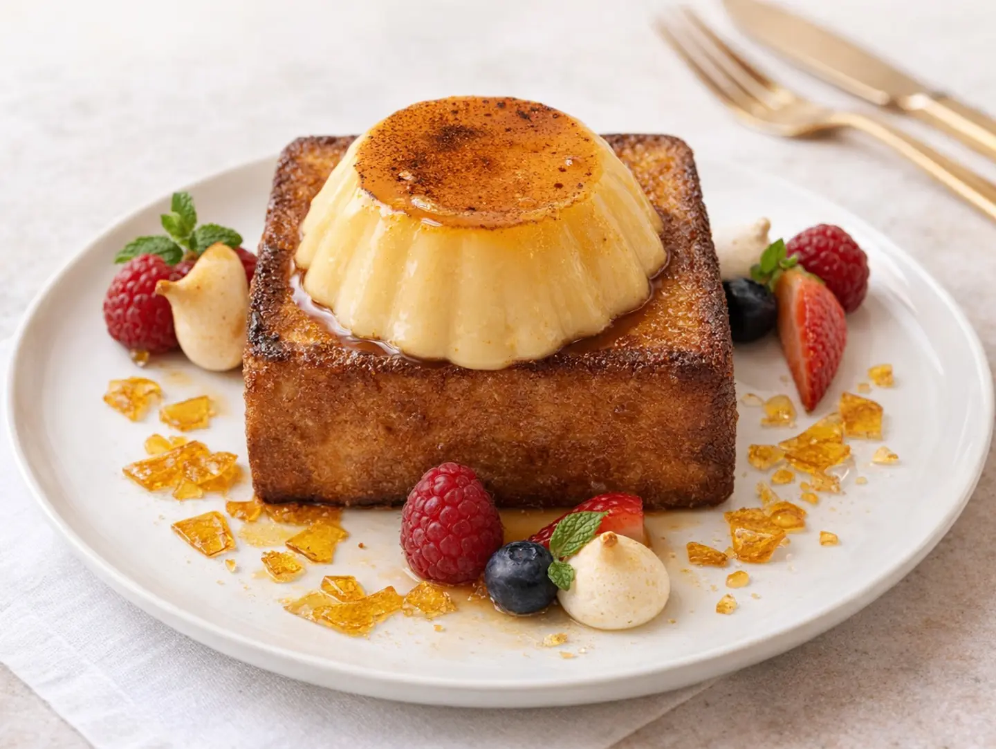 French Toast With Crème Caramel