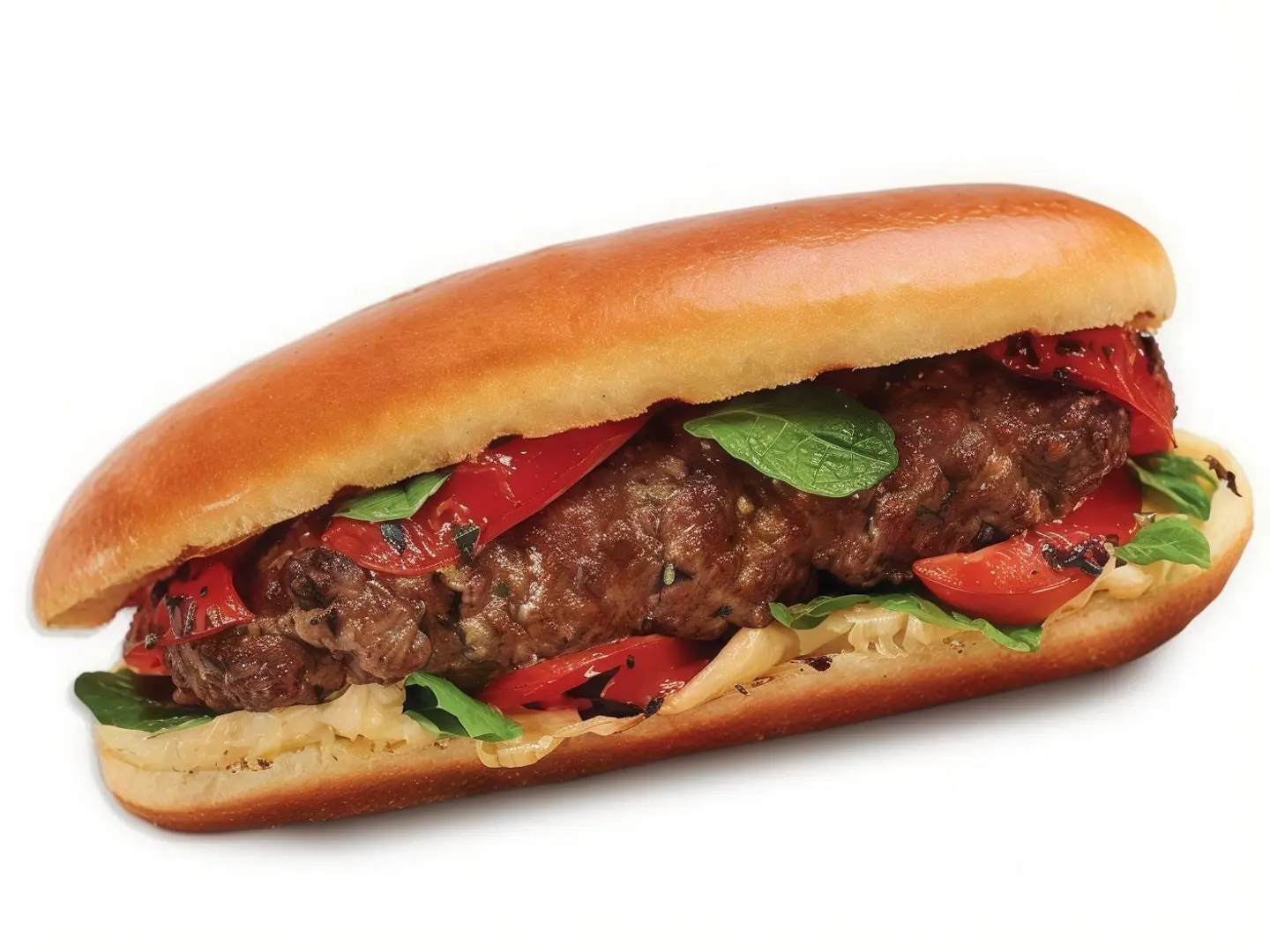 ساندويتش كباب لحم