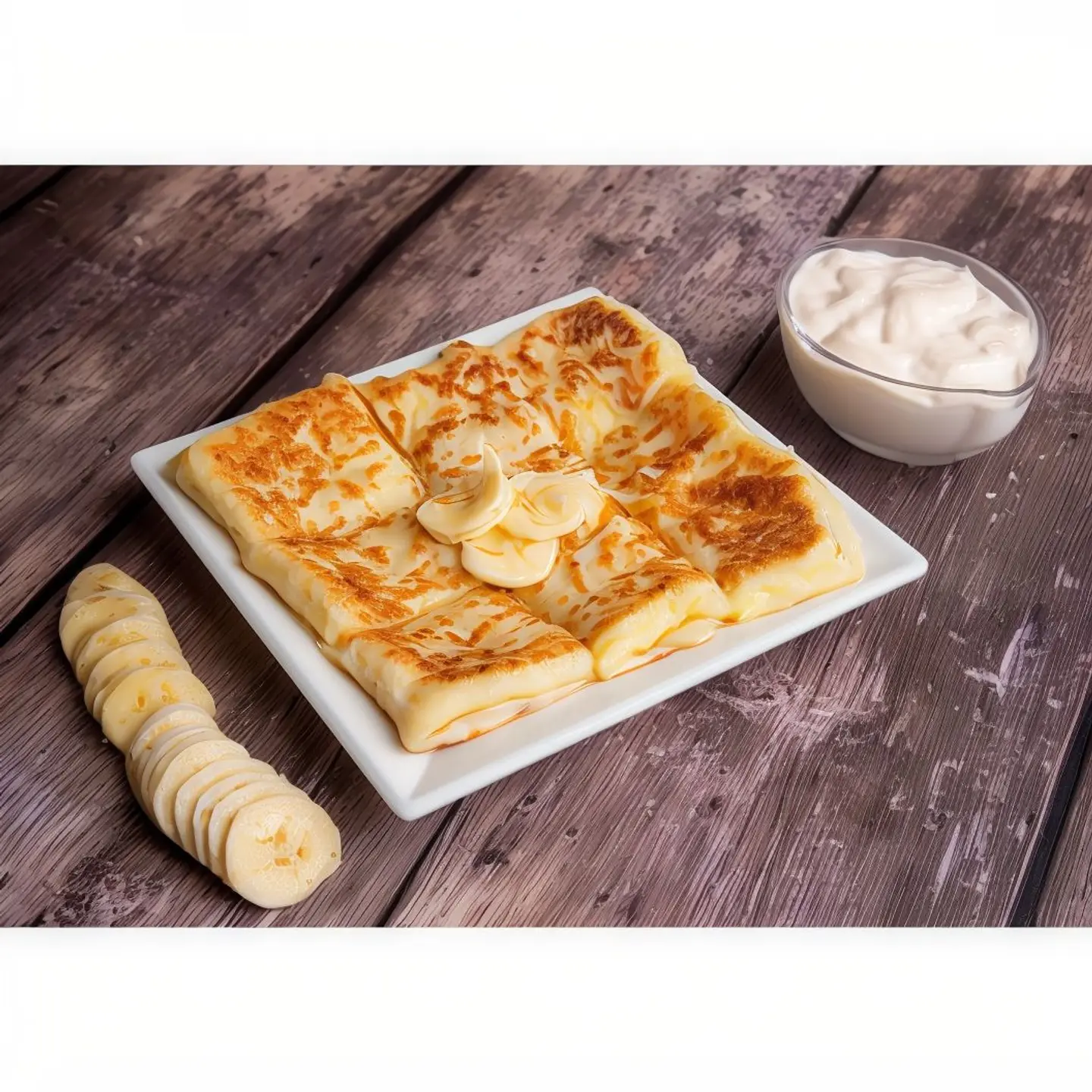 مطبق حلو بالقشطة