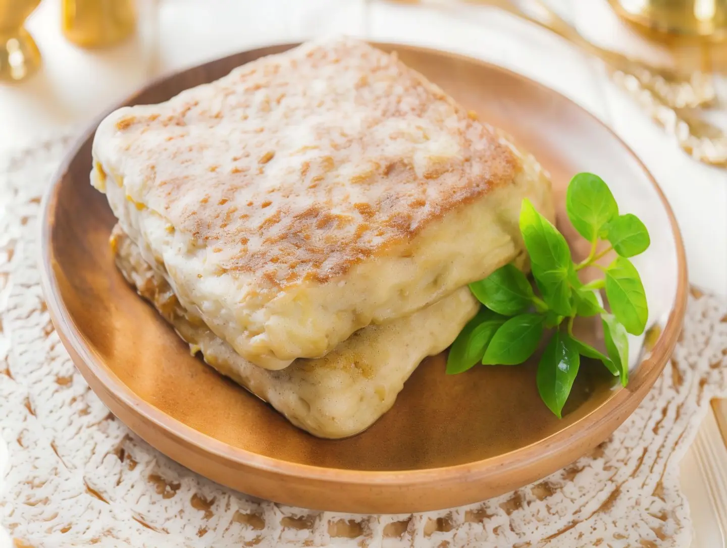 مطبق حلو بالقشطة