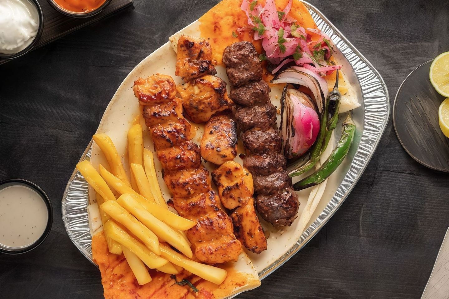 مشكل مشاوي ثلاثة سيخ