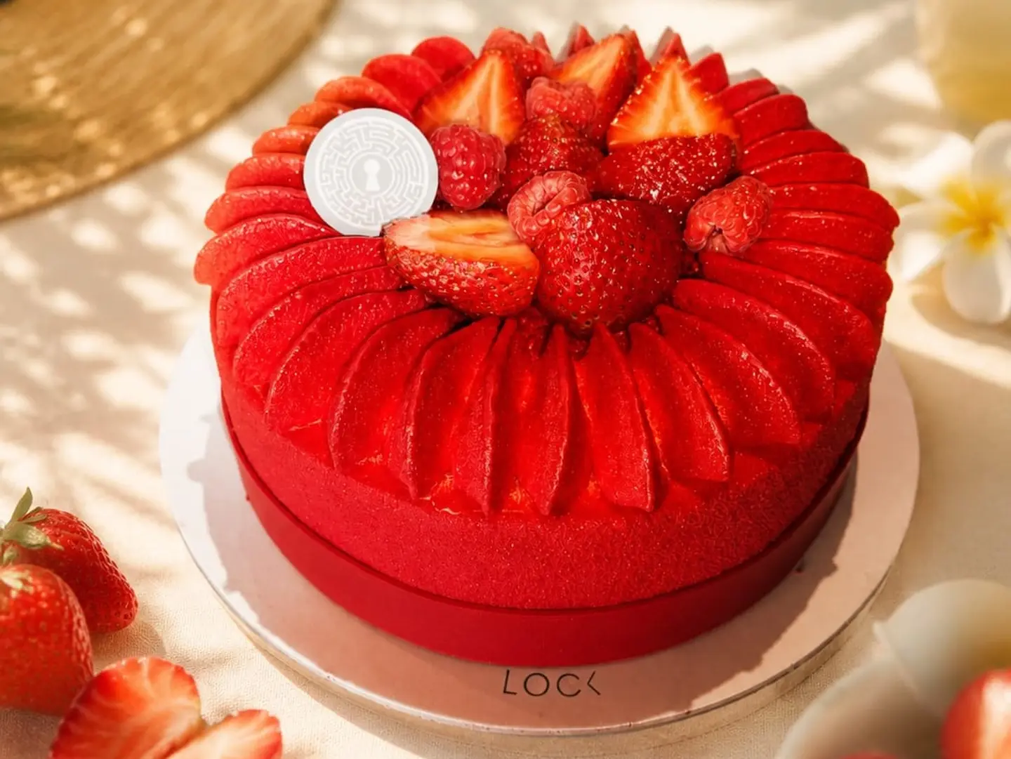 Strawberry Vanilla Cake
