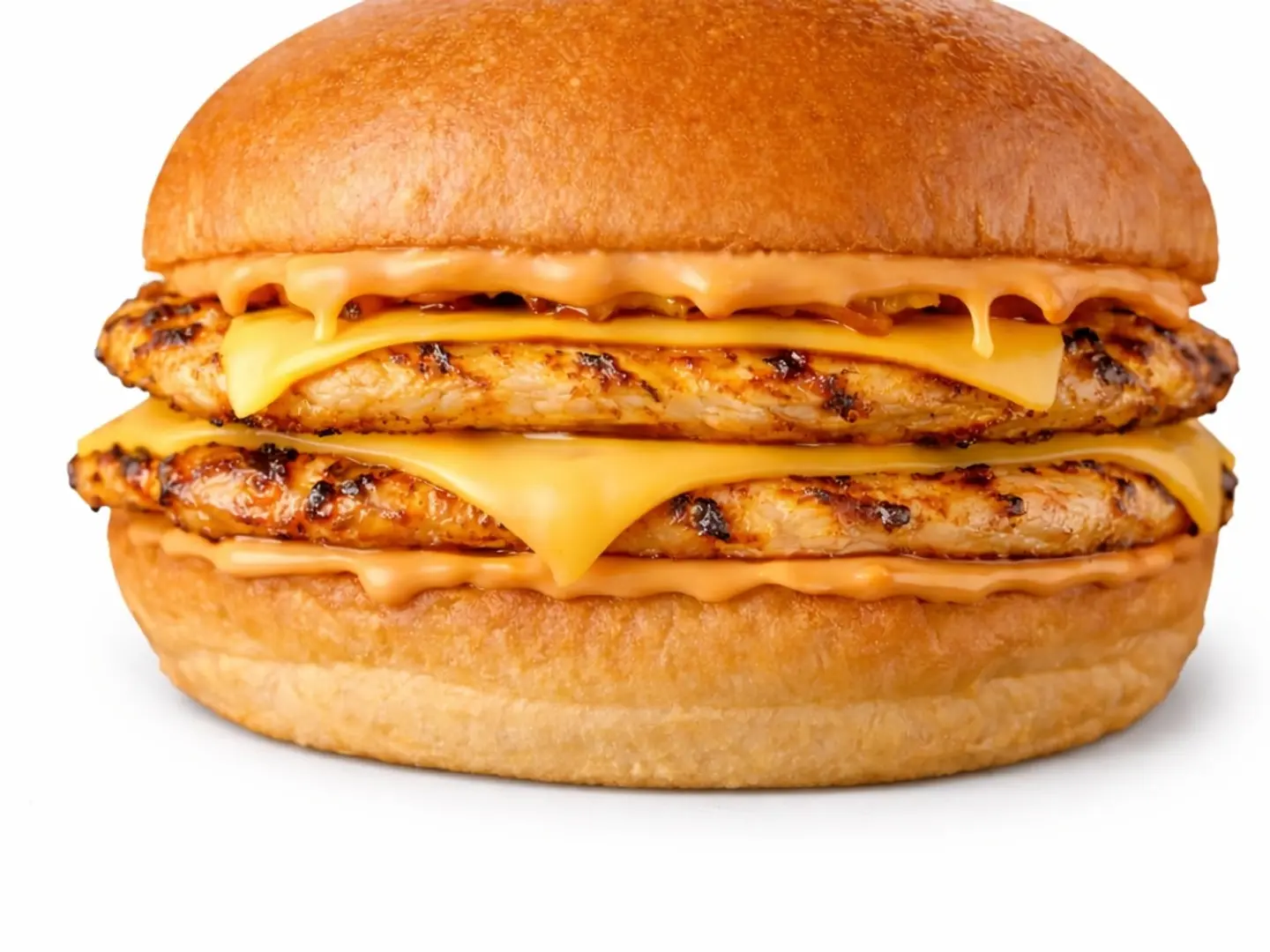 برجر دبل دجاج مشوي