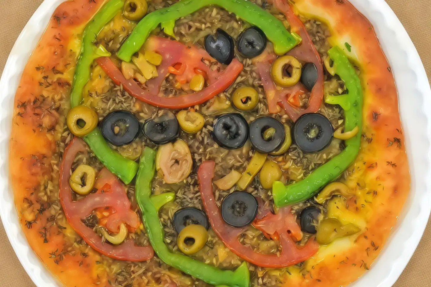 زعتر بالخضار - وسط