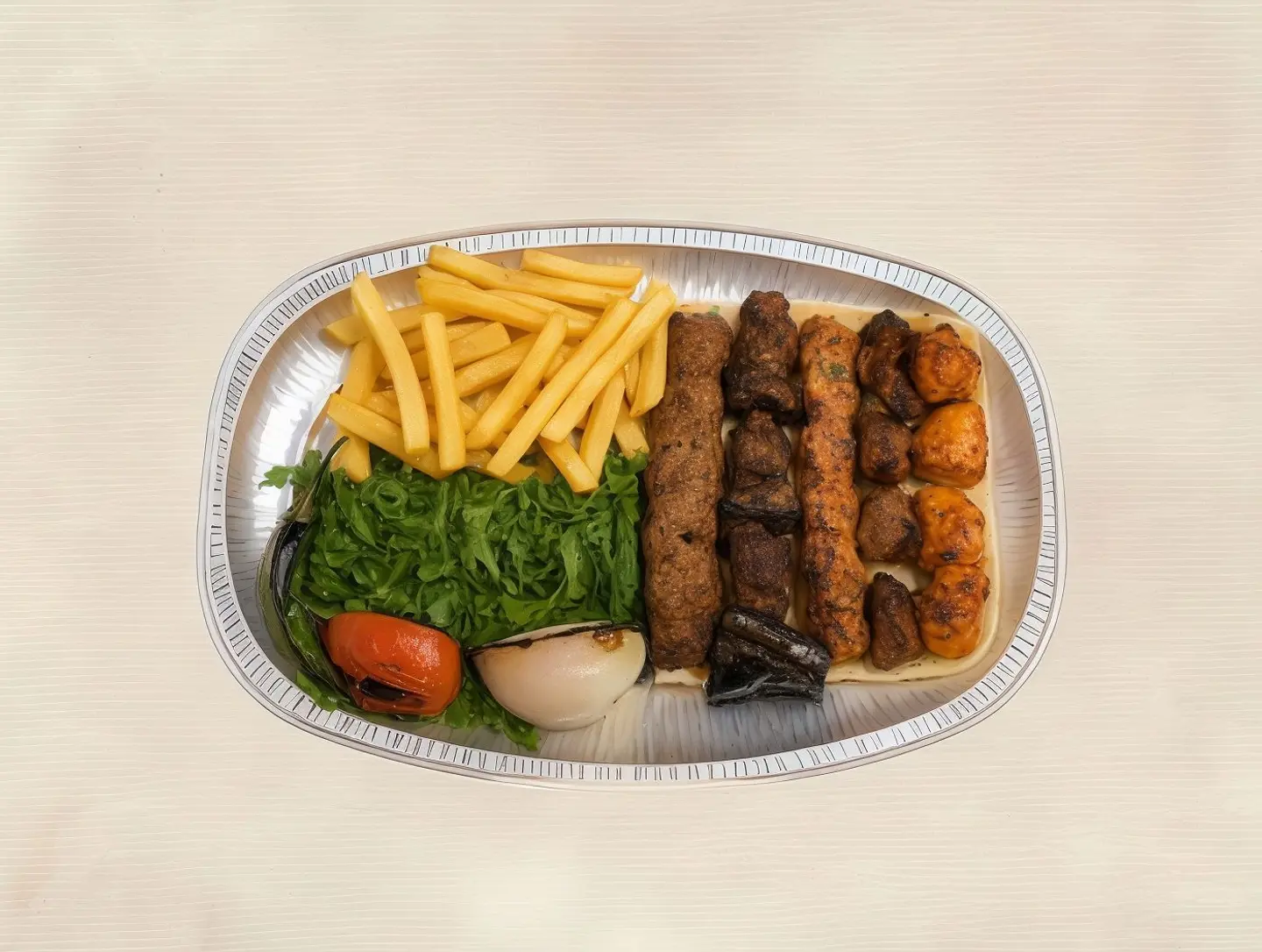 Mixed Mathaq Alkabab Dish - Small Mixed Mathaq Alkabab Dish