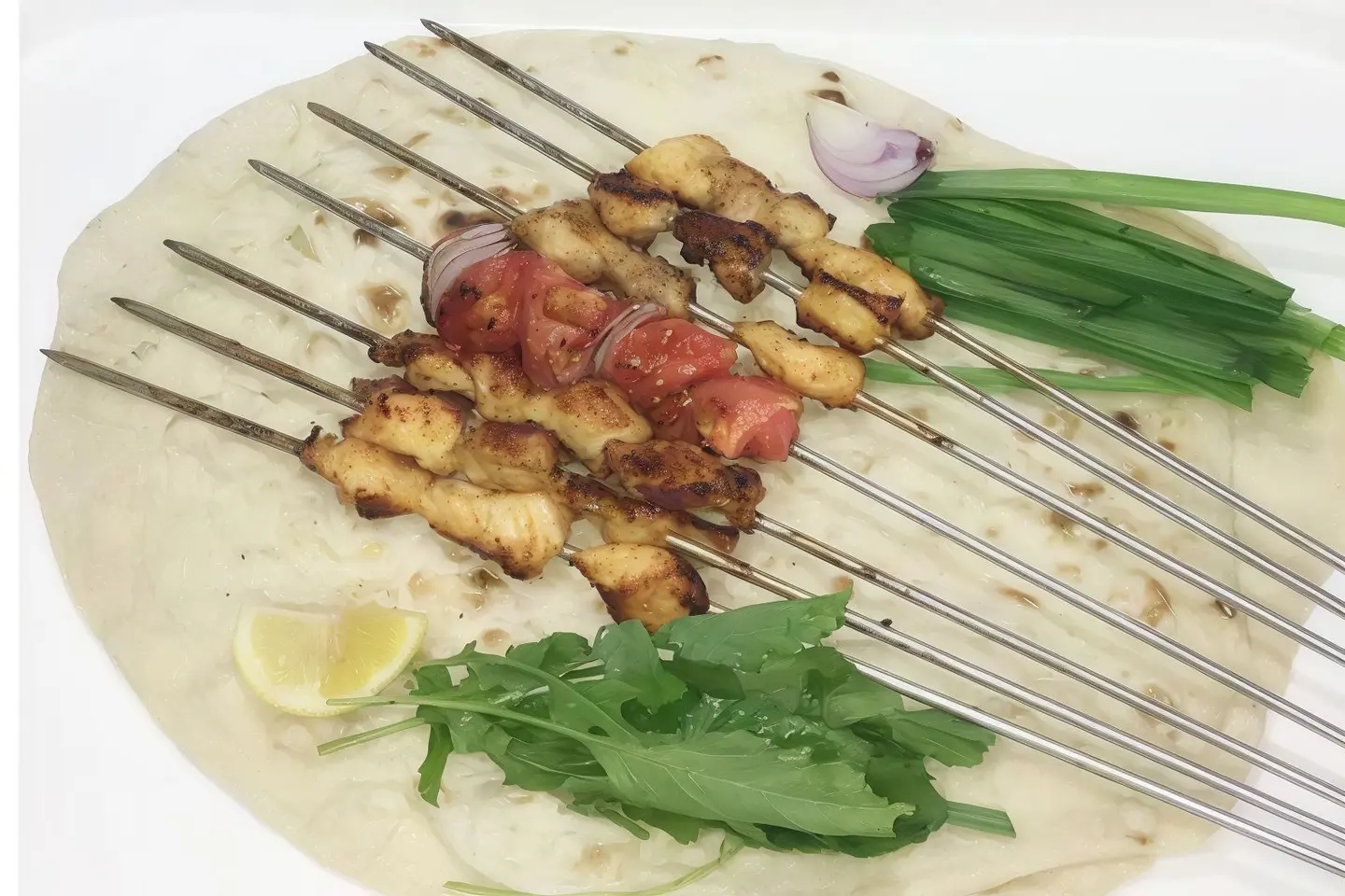 8 Skewers Of Chicken Tikka