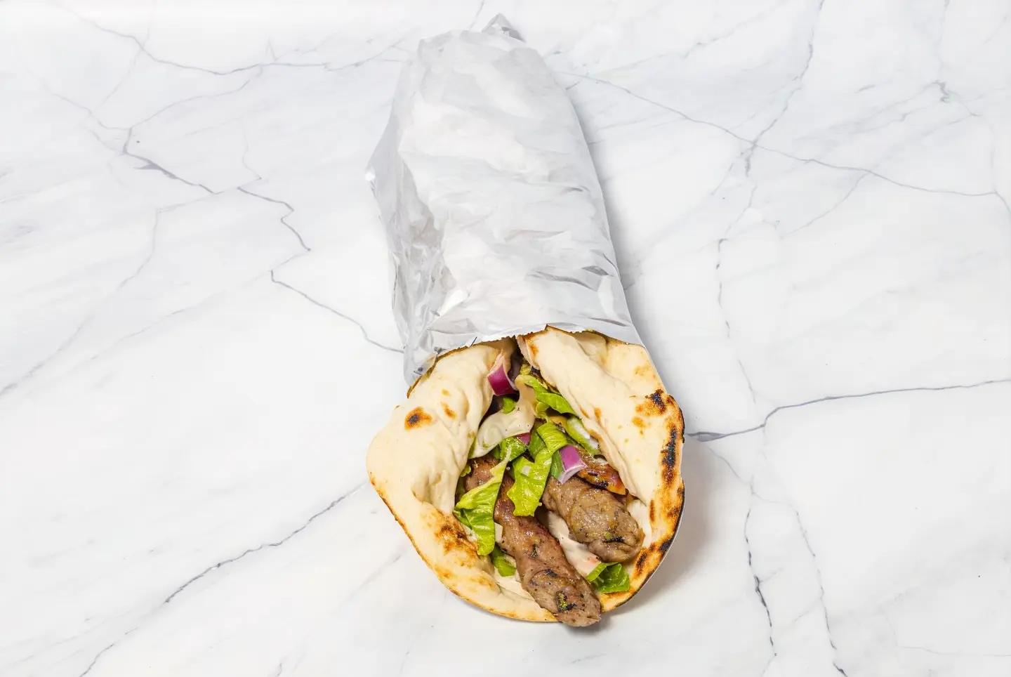 Meat Kebab Sandwich