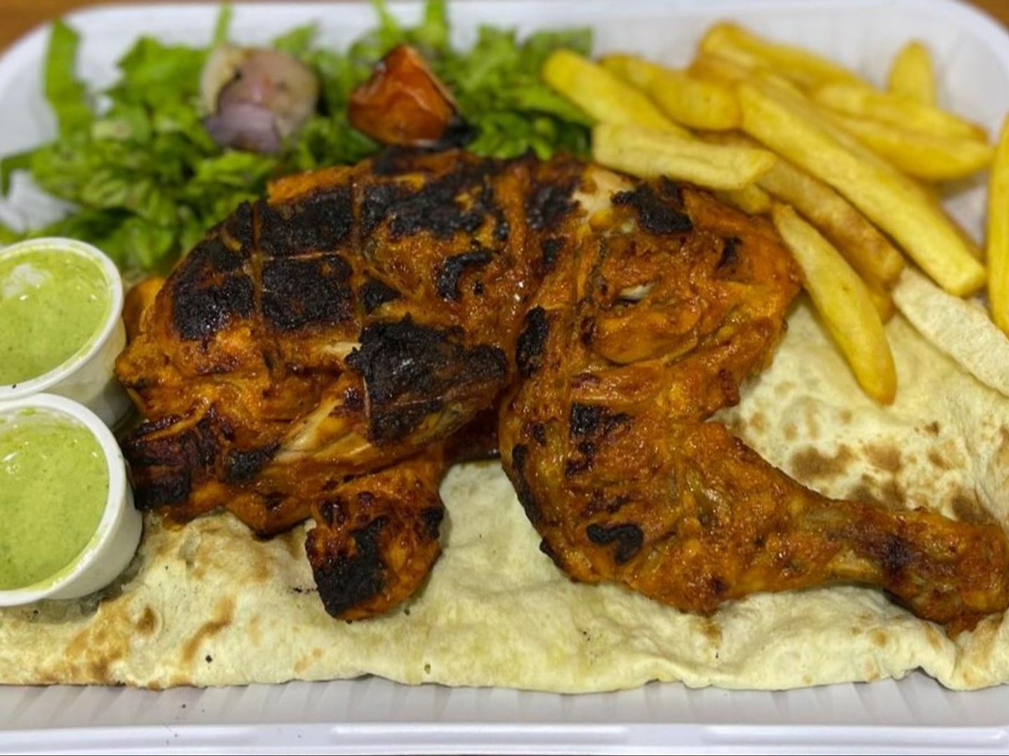 نصف حبة دجاج تندوري