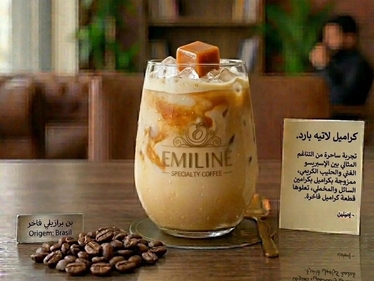 كراميل لاتيه بارد