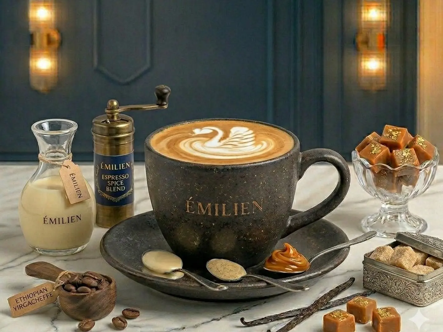 سبانش لاتيه ساخن
