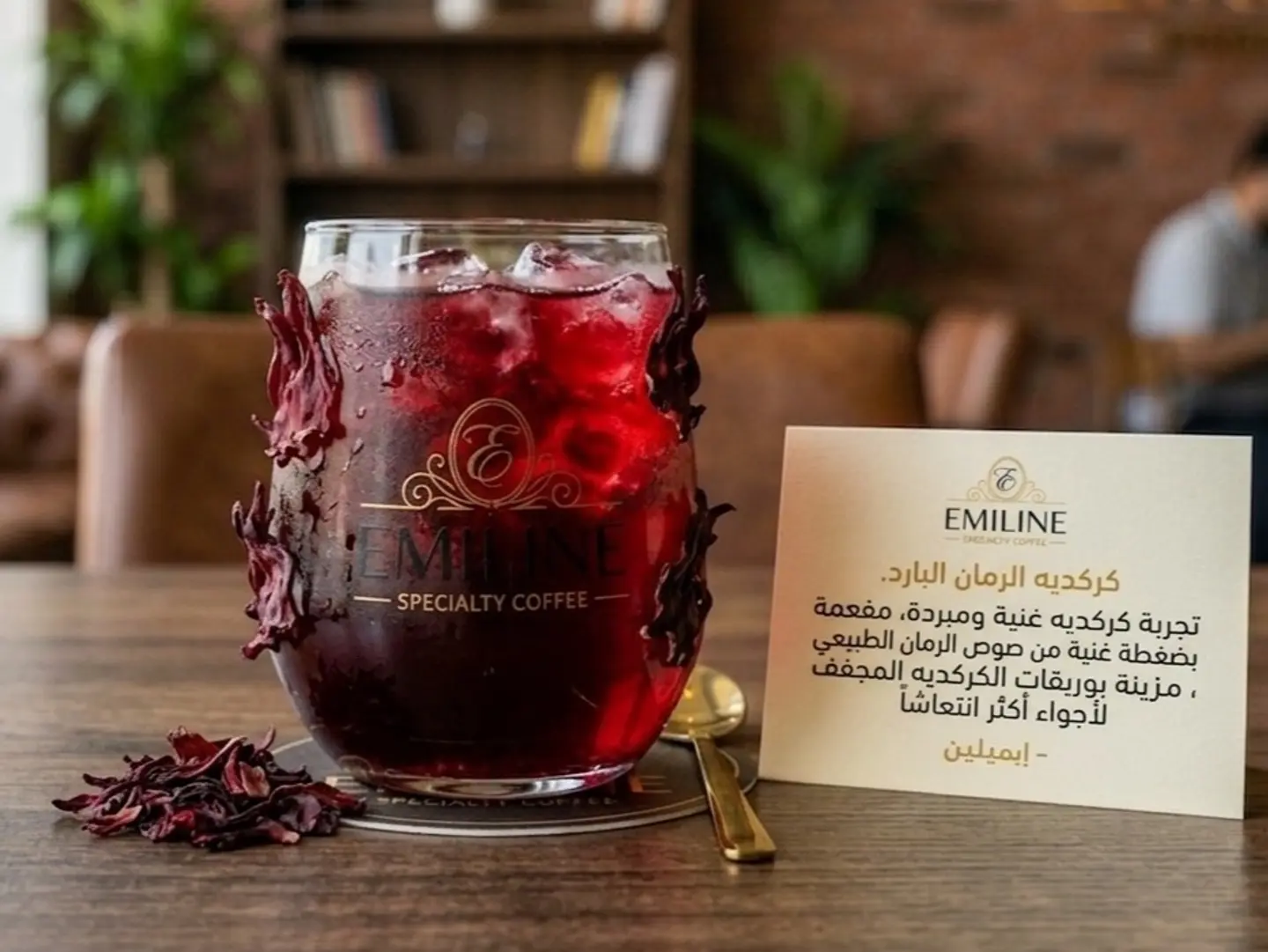 شاي كركديه بارد