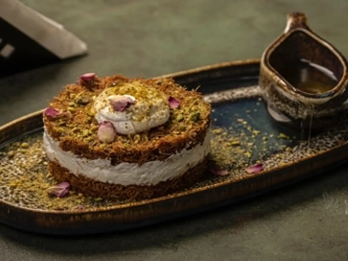 Ottoman Kunafa With Cream