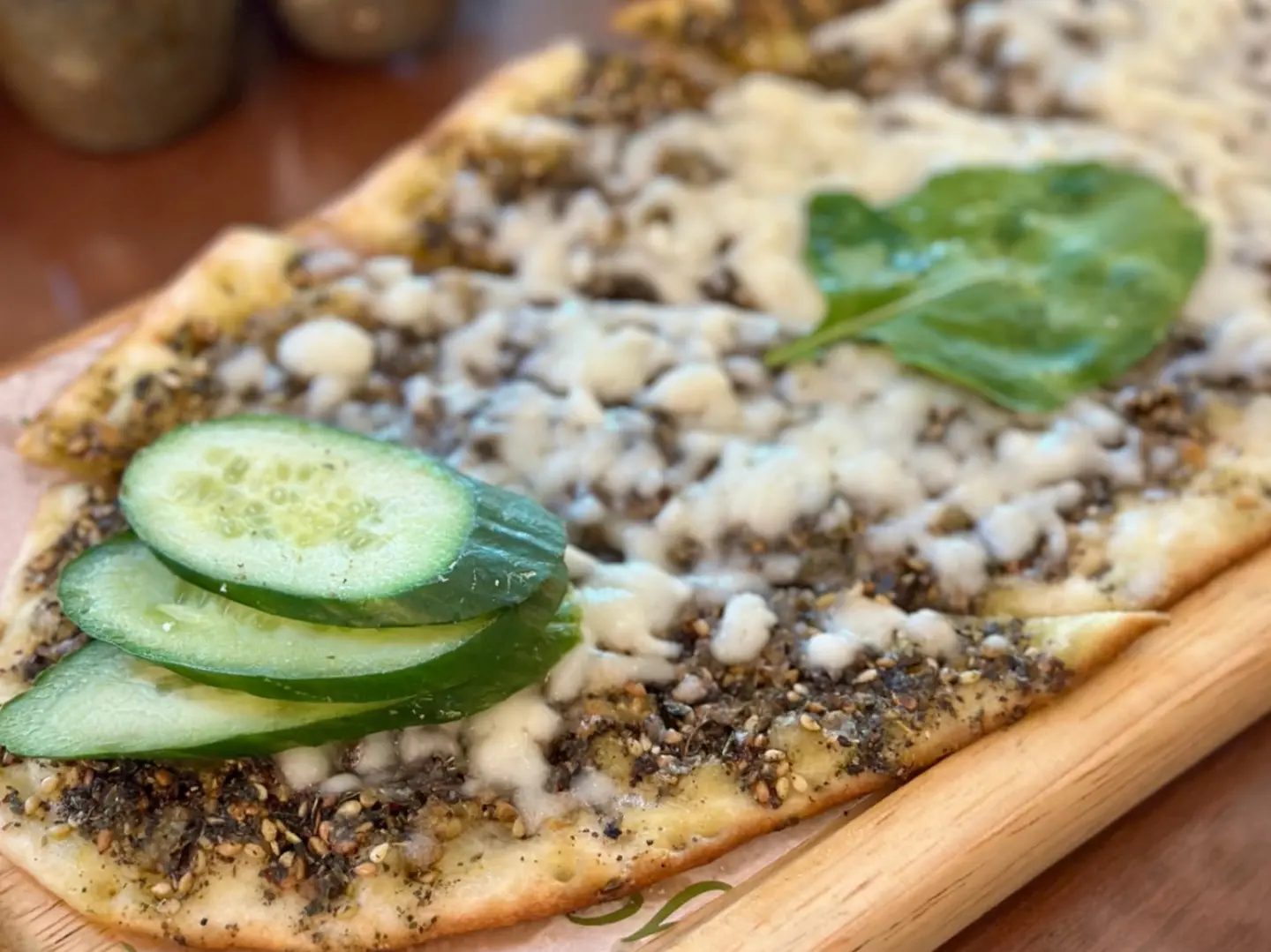 Zaatar And Cheese Manousheh