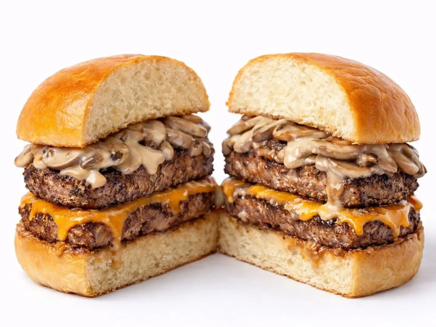 دبل مشروم برجر