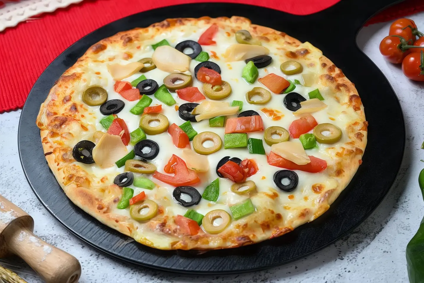 Vegetable Pizza - Medium