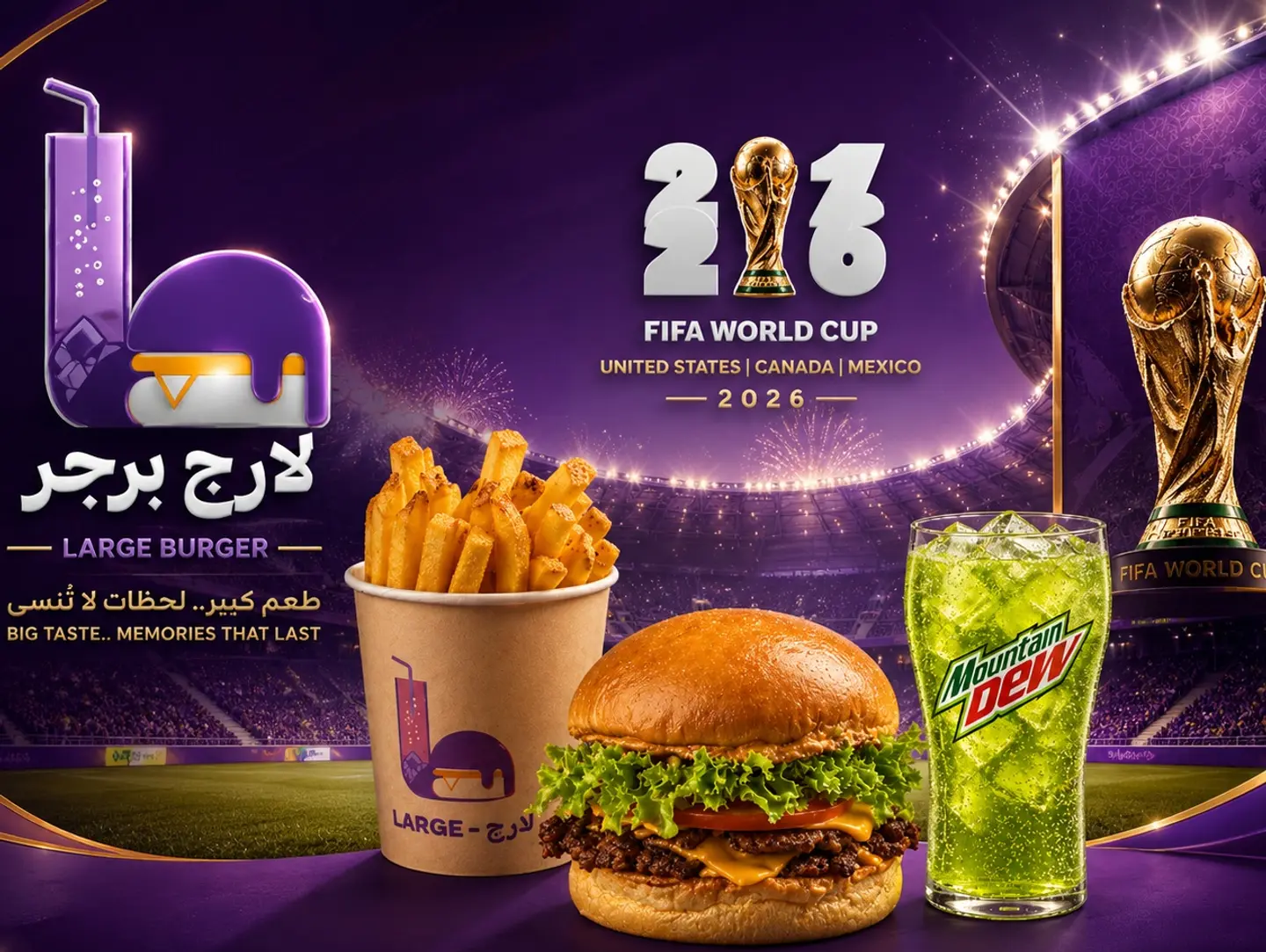 World Cub Meal Large Burger