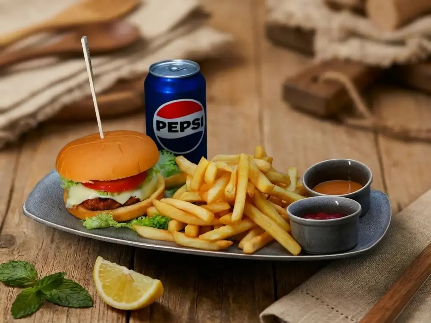 برجر الدجاج