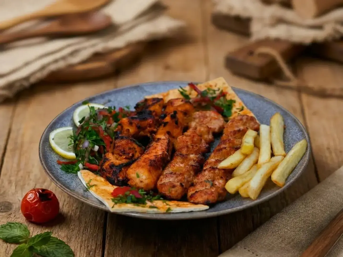 مشوي مشكل دجاج