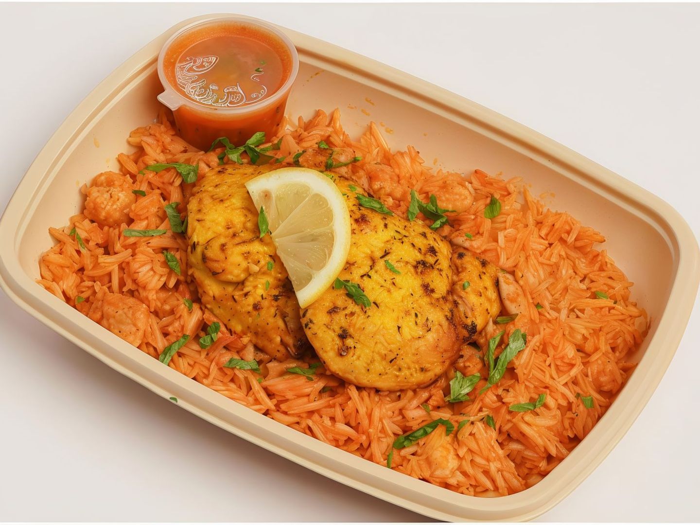 Chicken Kabsa With Daqoos