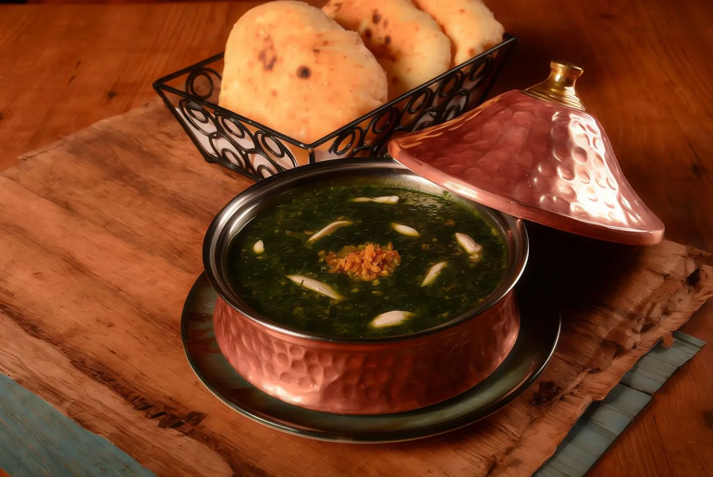 ملوخية بالدجاج