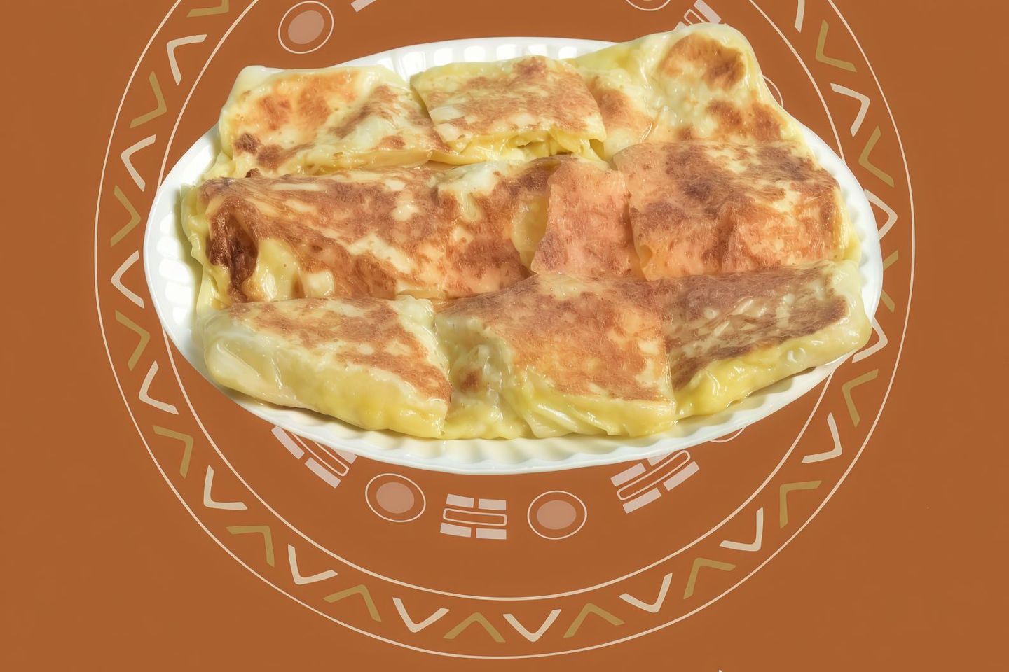 مطبق حلو جبنة