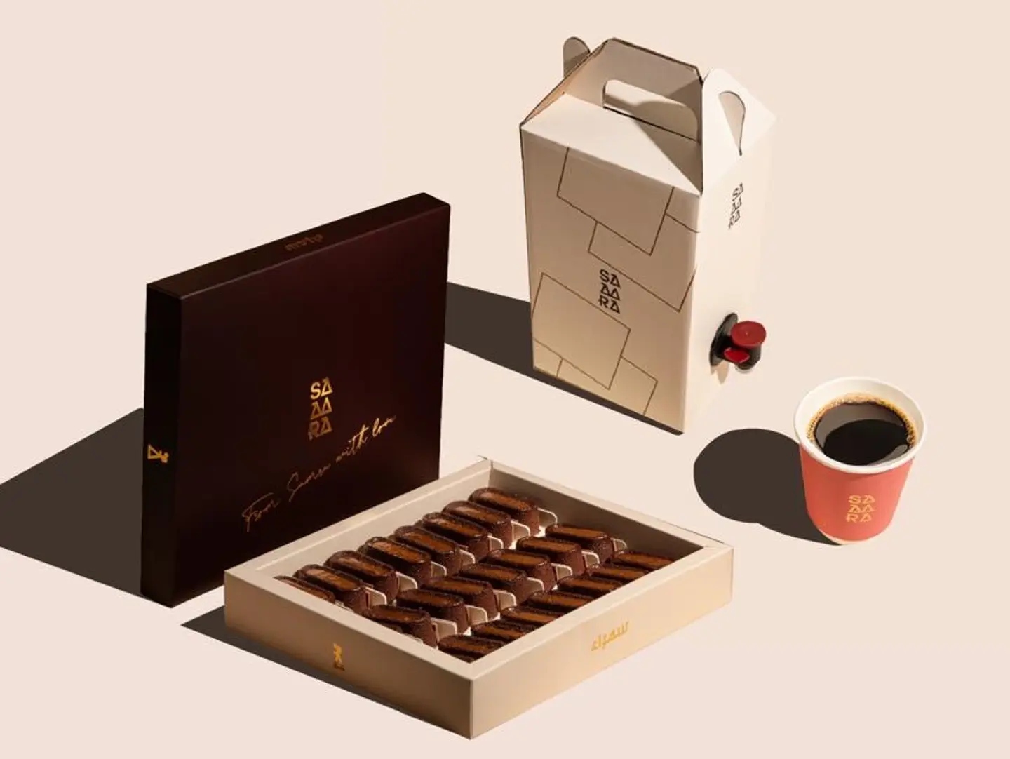 كومبو - برالين الشوكولاتة مع بوكس قهوة