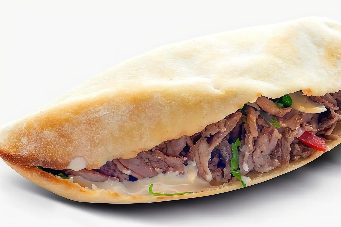 ساندوتش لحم مقلقل
