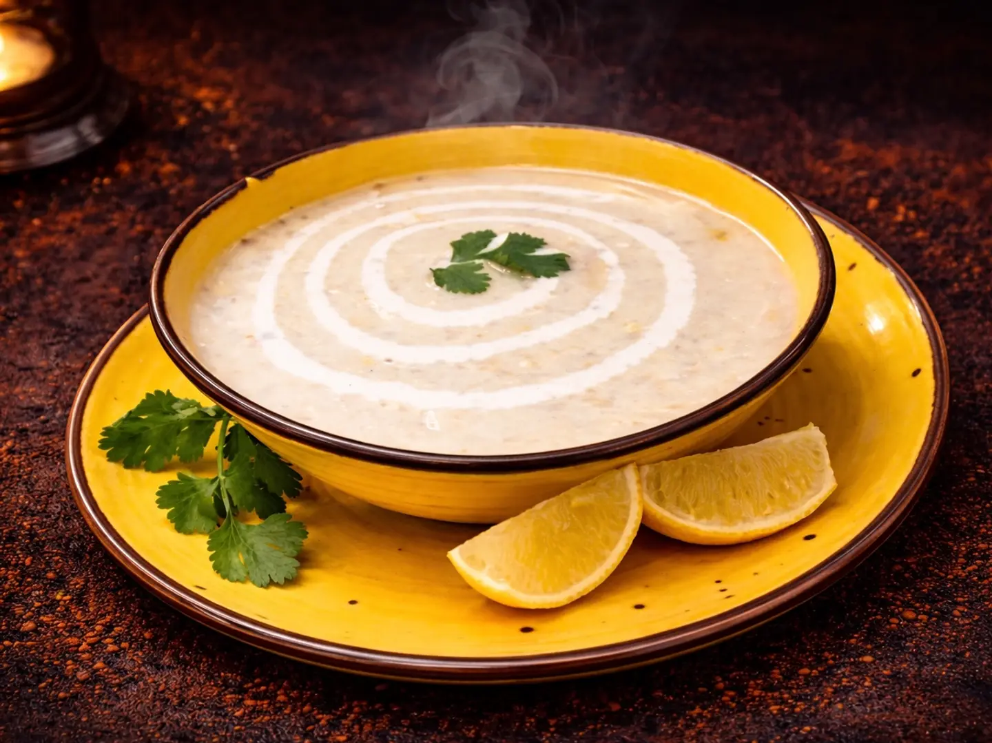 شوربة كريمة الدجاج