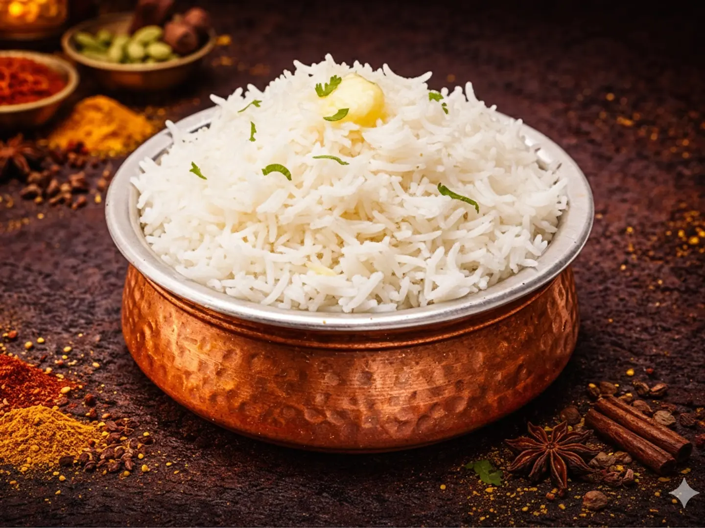 أرز بخاري أبيض