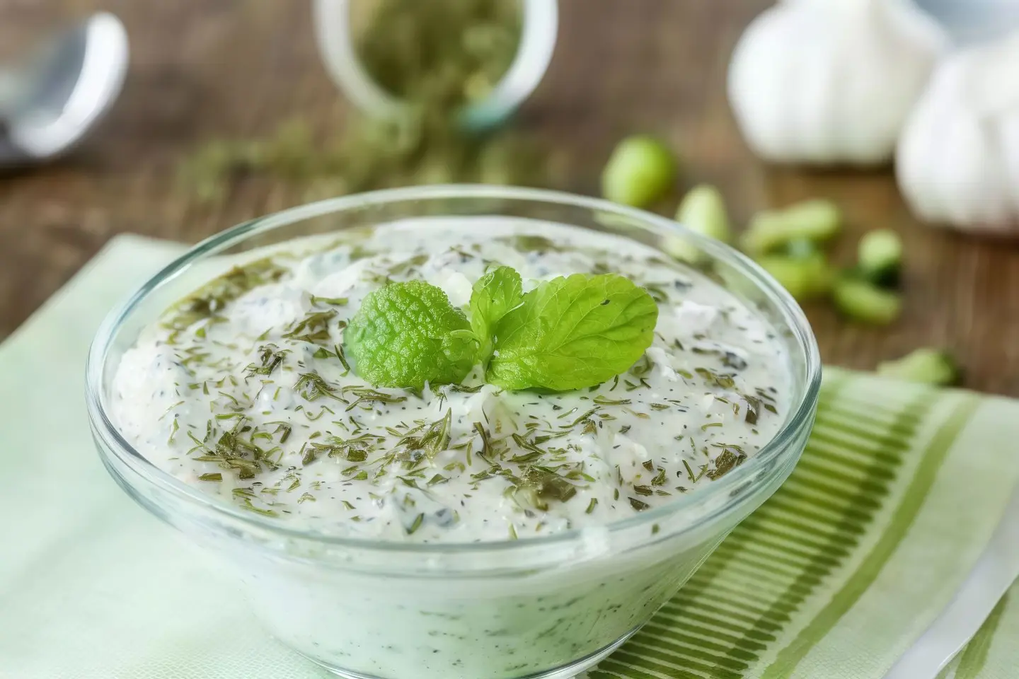 زبادي بالخضروات