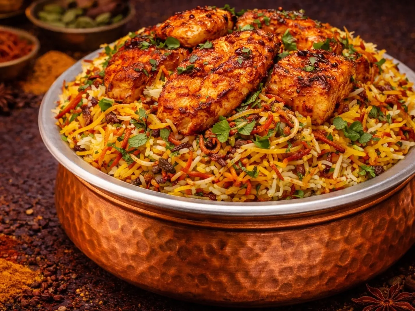 Fish Tikka Biryani