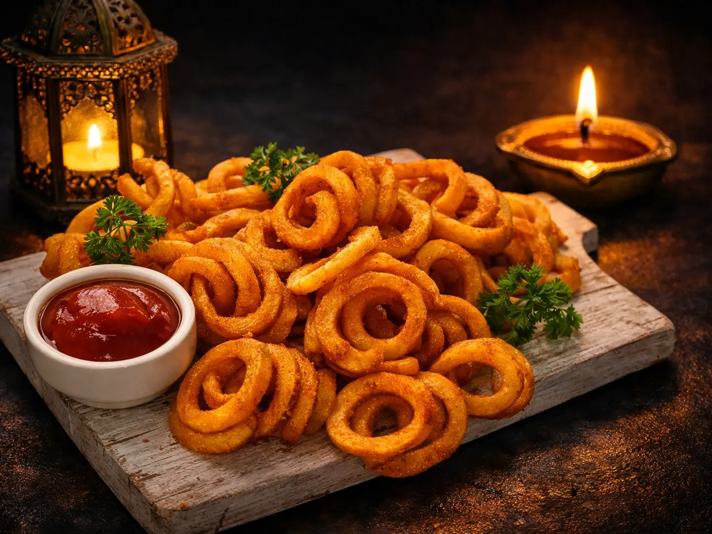 بطاطس مجعدة