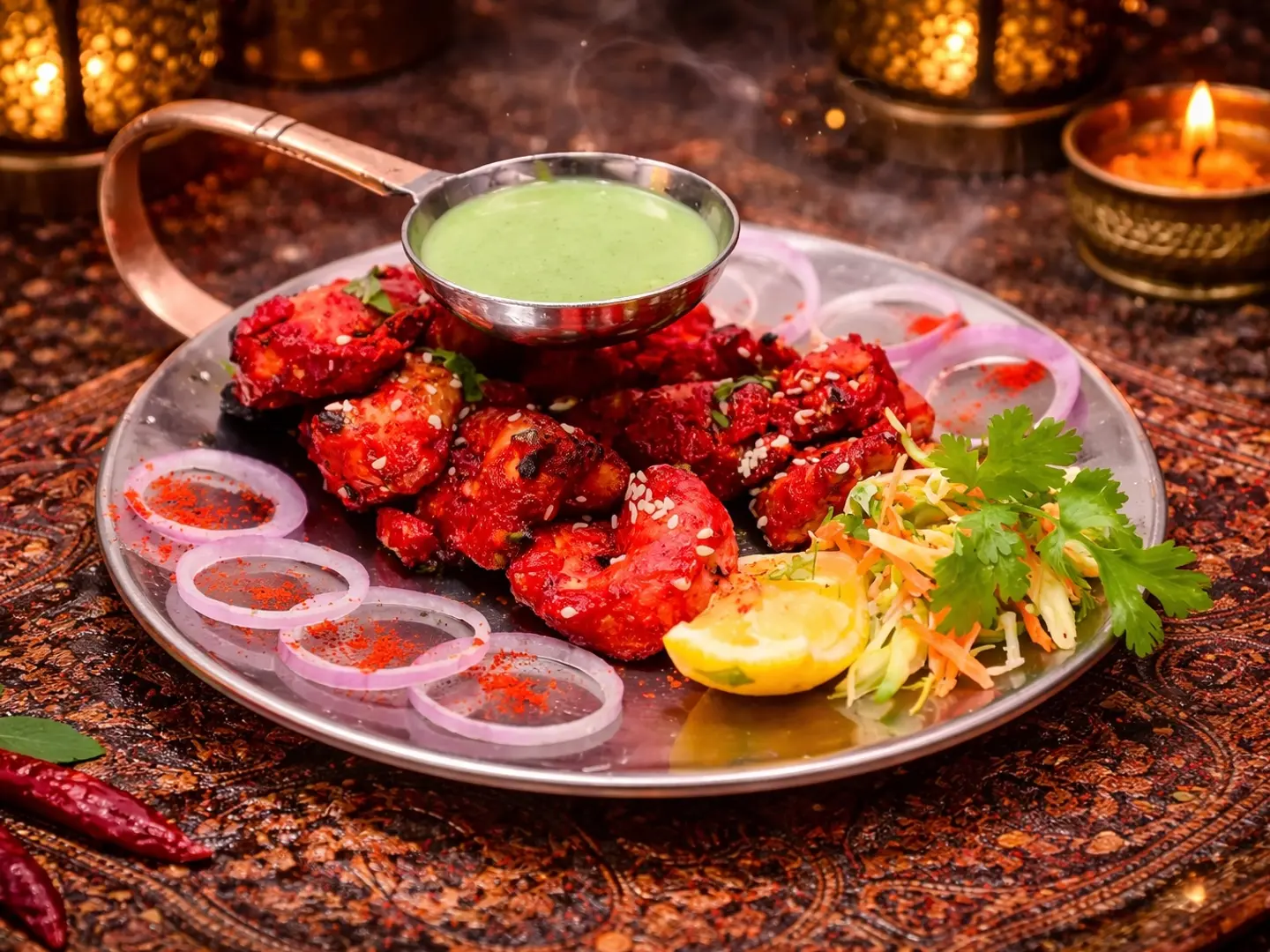 دجاج تيكا قندهاري