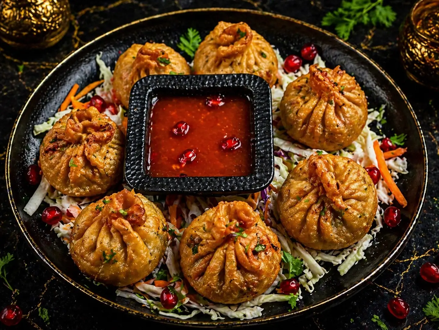 Fried Chicken Momos