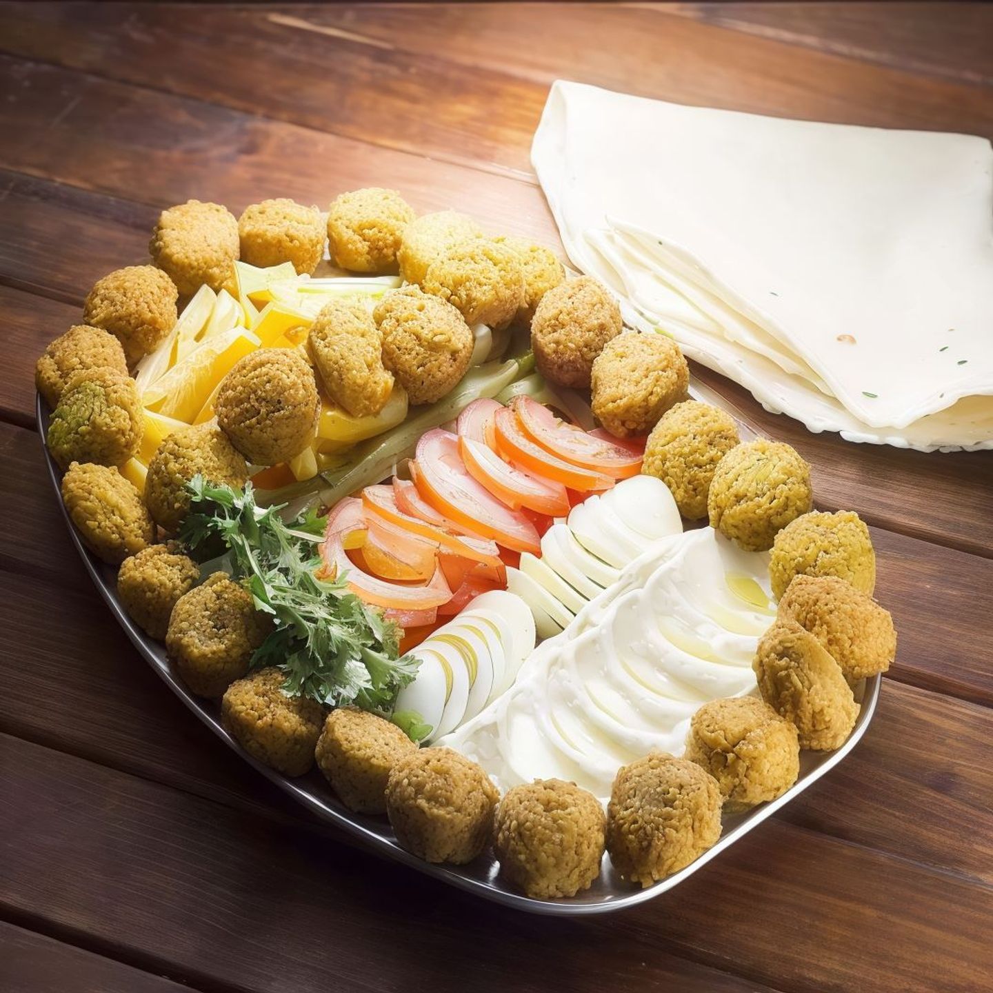 صحن فلافل