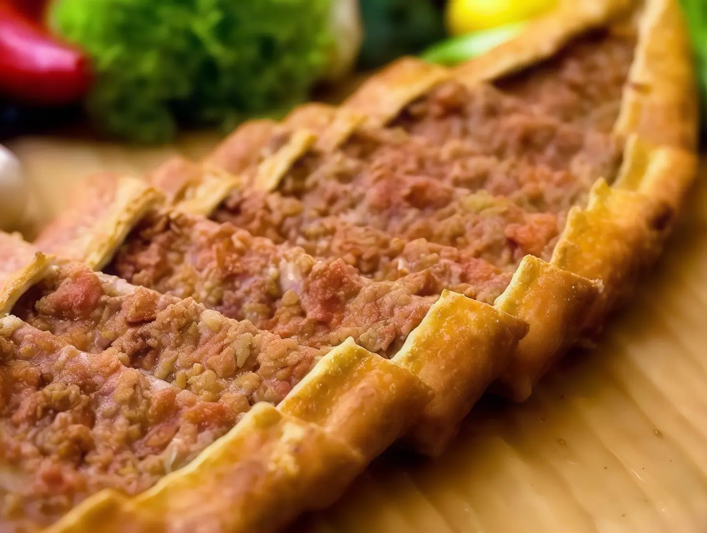 فطيرة لحم بالعجين