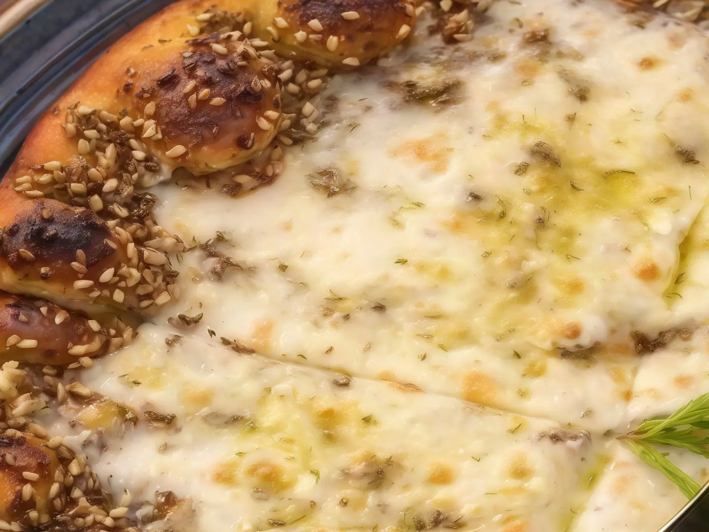 فطيرة جبنة زعتر