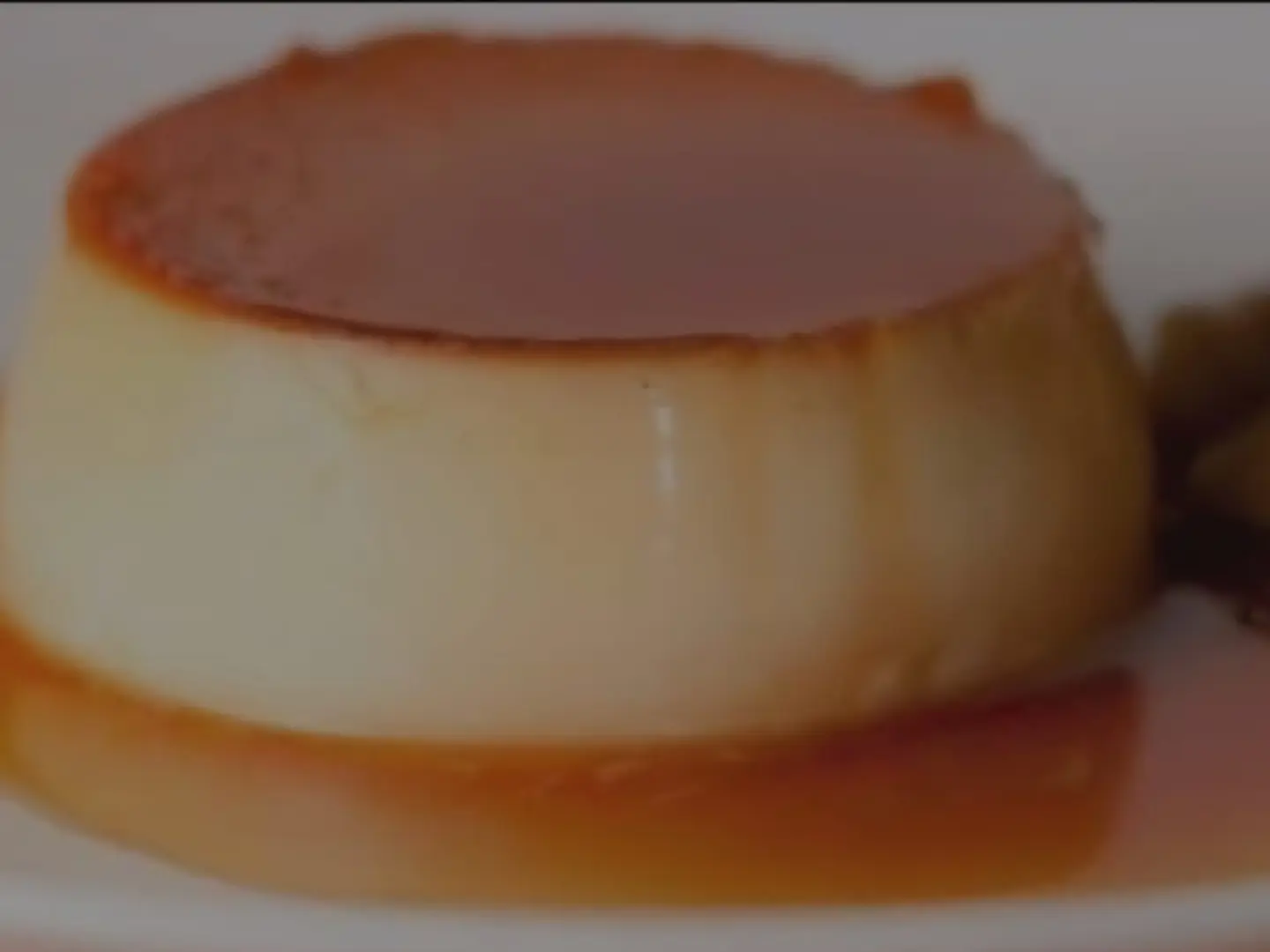 Crème Caramel, Large Dish