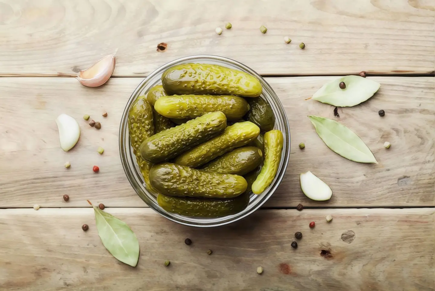 Small Pickled Cucumber Plate