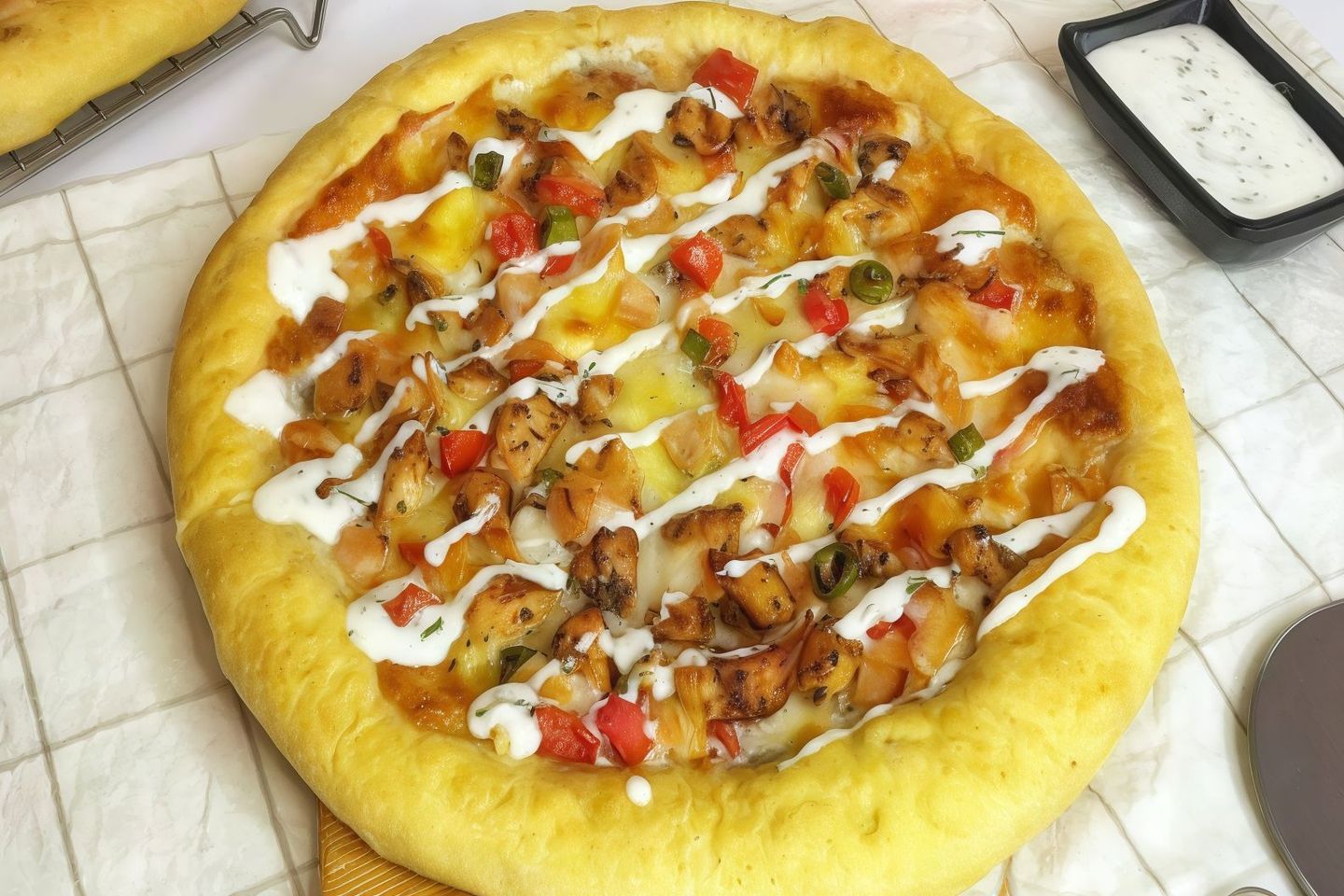 Chicken Ranch Pizza