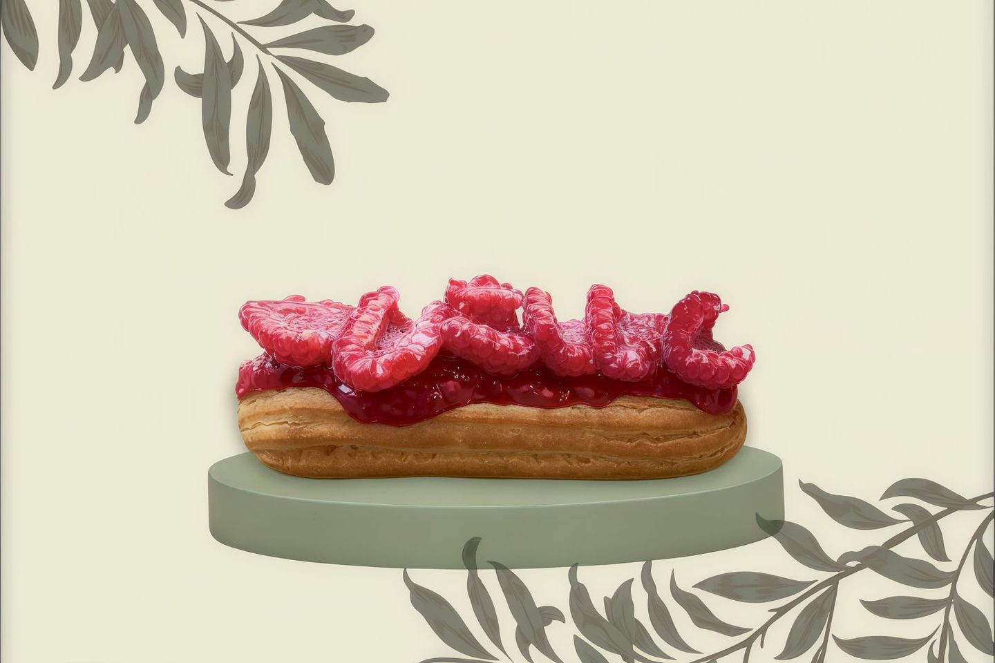Raspberry Eclair