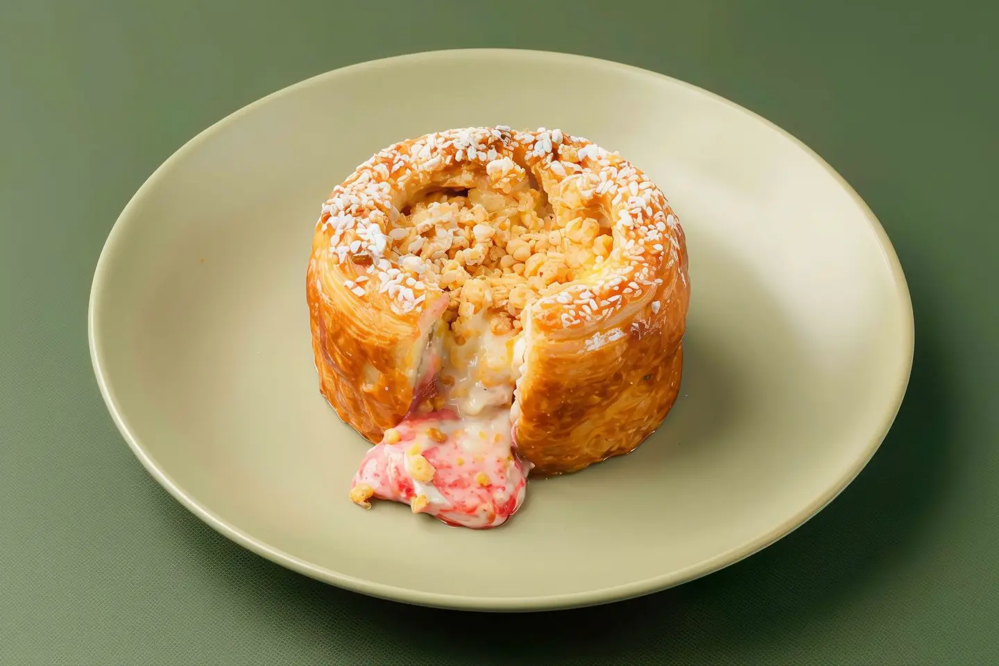 كرواسون الفول السوداني والتوت