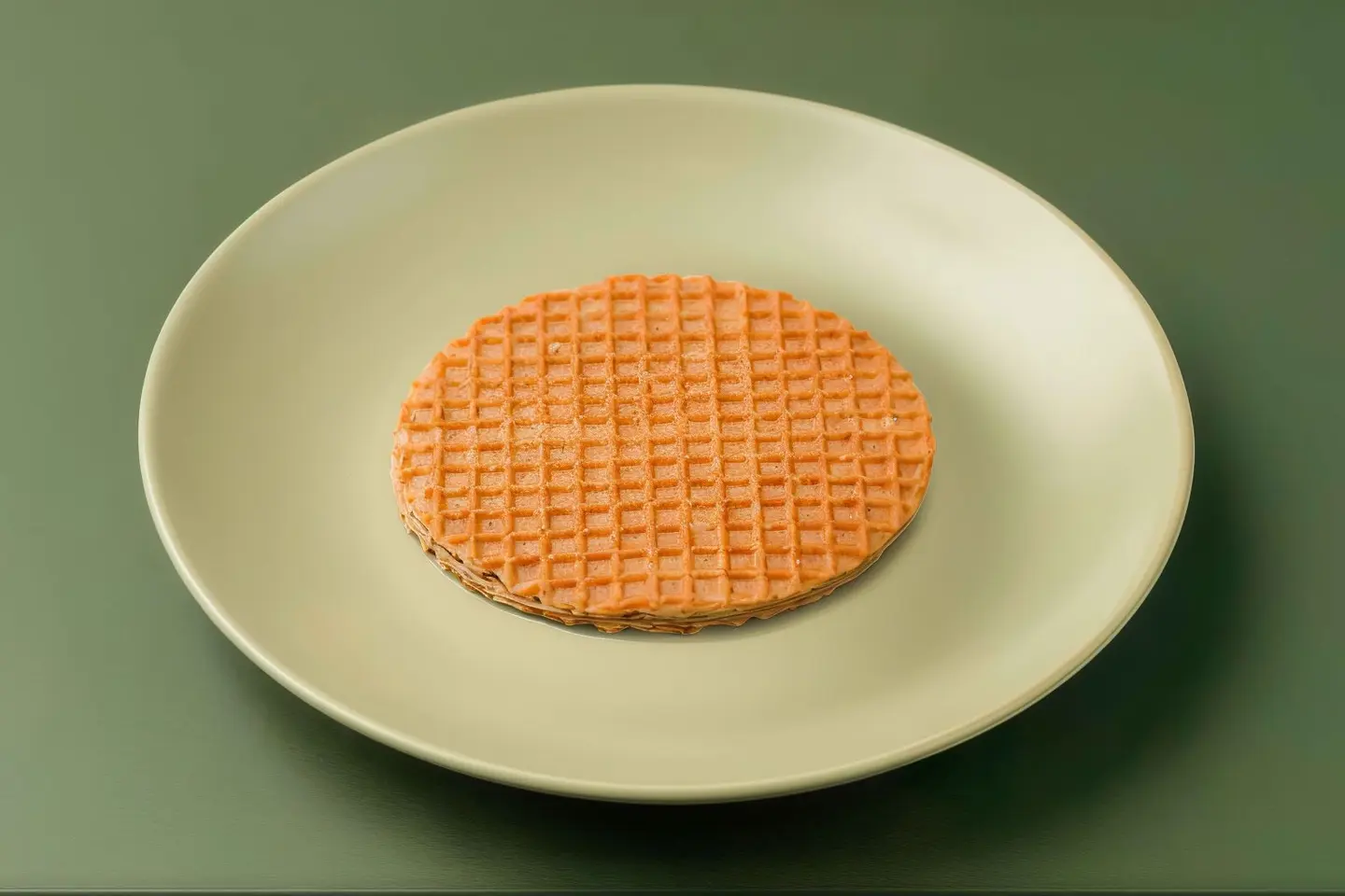 ستروب وافل بحشوة الكراميل